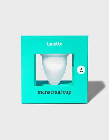 Coupe Menstruelle Lunette - Transparente - 2