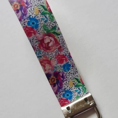 Armband, Kunstlederarmband, Schlüsselanhänger, Blumenarmband, SKU 61