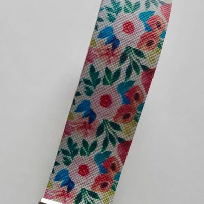 Bracelet, bracelet en similicuir, cadeau porte-clés, bracelet floral, SKU 62