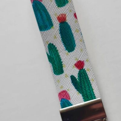 Braccialetto, braccialetto in similpelle, regalo portachiavi, braccialetto floreale, SKU 64