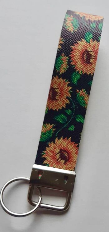 Bracelet, bracelet en similicuir, cadeau porte-clés, bracelet floral, SKU 67 1