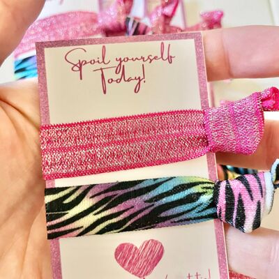 Stretch Bracelet , Positivity Gifts, Empowerment Cards, Pamper Gifts For Her, Small Gifts For Women, Elastic Hair Tie, Elastic Bracelet