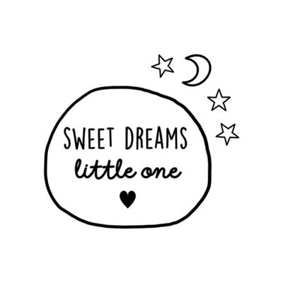 Muursticker sweet dreams little one