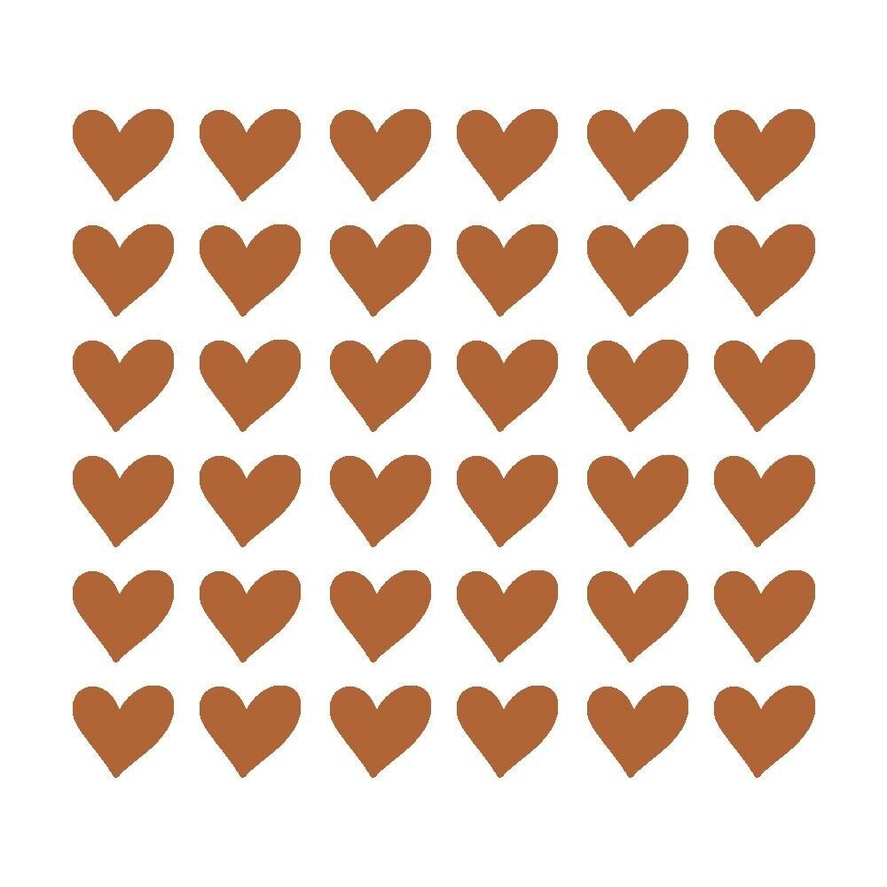 Adesivo murale cuori terra