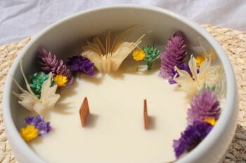 Fleur de coton — violet (grand) 2