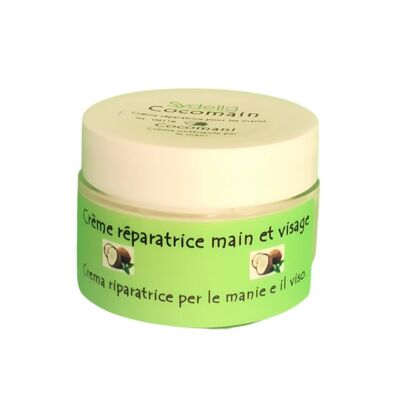 Cocomain- creme hydratante reparatrice main et visage-