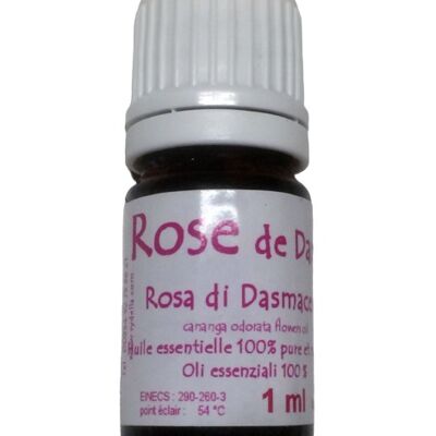 Aceite esencial de rosa damascena