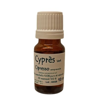 Green cypress essential oil