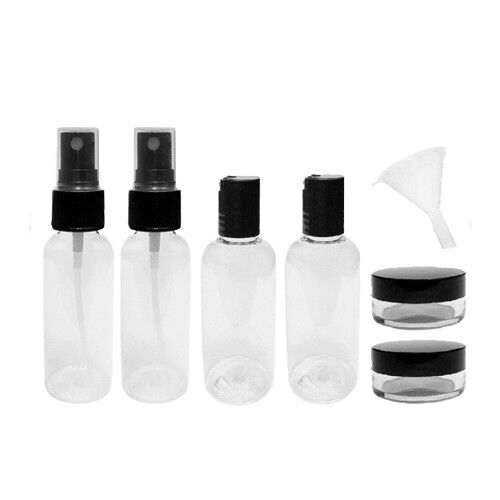 TRAVEL BOTTLE SET - Black