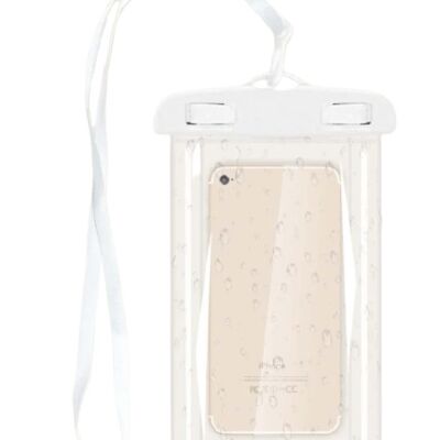 Waterproof Phone Pouch - White