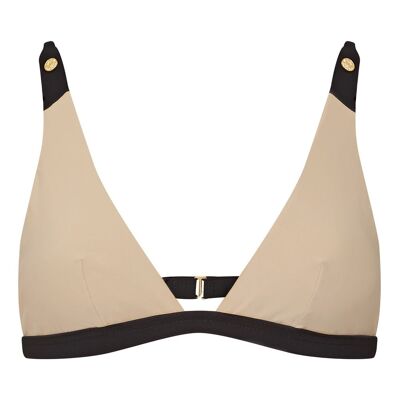 Athena Apex Top - Nude and Black