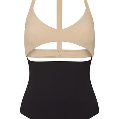 Arabella Swimsuit - Black and Nude