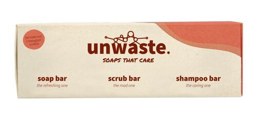 Unwaste giftset • 3 x 40 gr • orange set