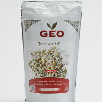 Organic green pea seeds