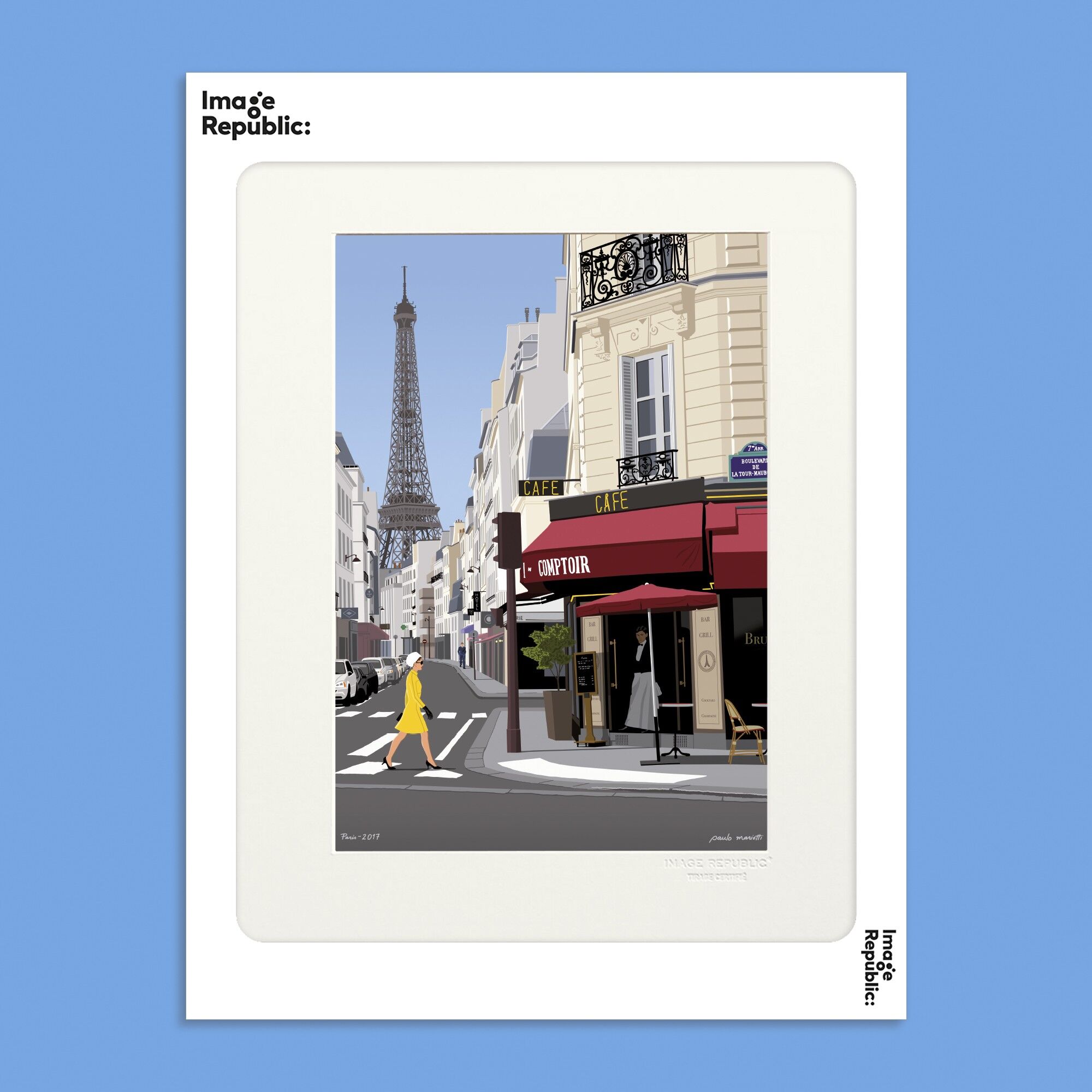 POSTER 30x40 cm PAULO MARIOTTI PARIS