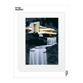 AFFICHE 30x40 cm MONSIEUR Z THE FALLING WATER 3