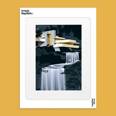 AFFICHE 30x40 cm MONSIEUR Z THE FALLING WATER