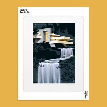 AFFICHE 30x40 cm MONSIEUR Z THE FALLING WATER 1