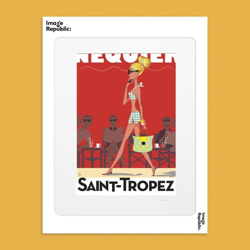 AFFICHE 30x40 cm MONSIEUR Z SAINT TROPEZ