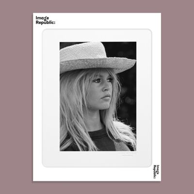 POSTER 30x40 cm DIE BARDOT-FOTOGALERIE 1961 ST TROPEZ GRK_6432339