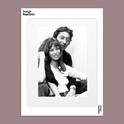 POSTER 30x40 cm THE BIRKIN AND GAINSBOURG PHOTO GALLERY