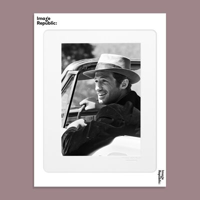 POSTER 30x40 cm THE PHOTO GALLERY BELMONDO HAT