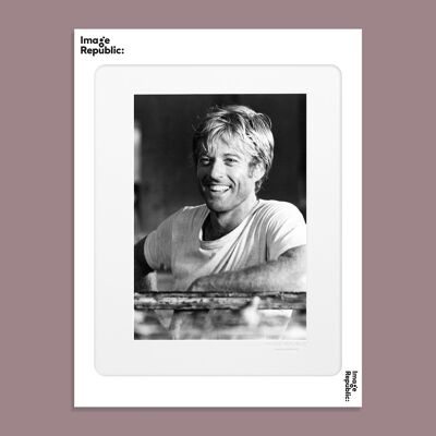 AFFICHE 30x40 cm LA GALERIE PHOTO REDFORD SOURIRE