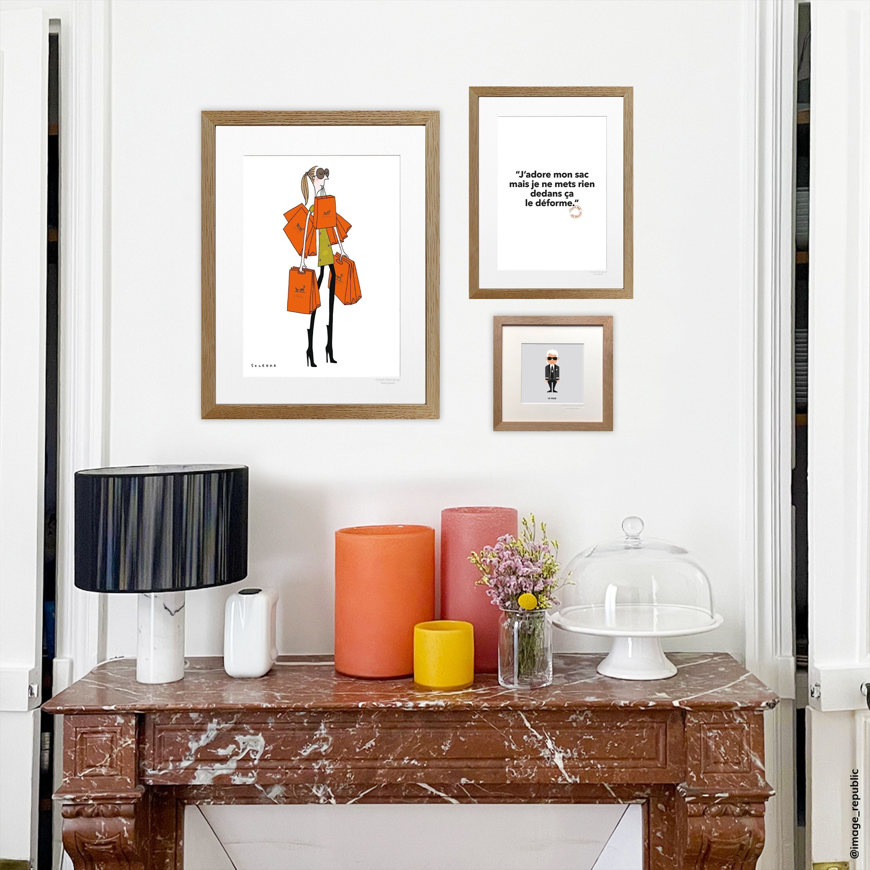 POSTER 30x40 cm SOLEDAD SAC ARANCIONE