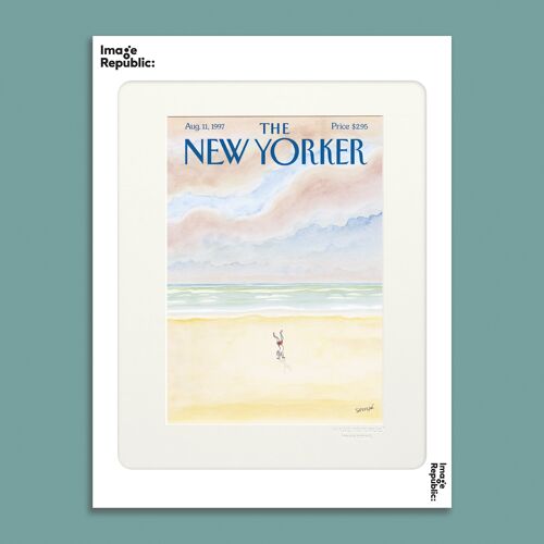 AFFICHE 30x40 cm THE NEWYORKER 134 SEMPE MAN DOING A HANDSTAND 50912