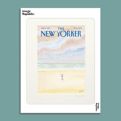 POSTER 30x40 cm THE NEWYORKER 134 SEMPE MAN DOING A HANDSTAND 50912