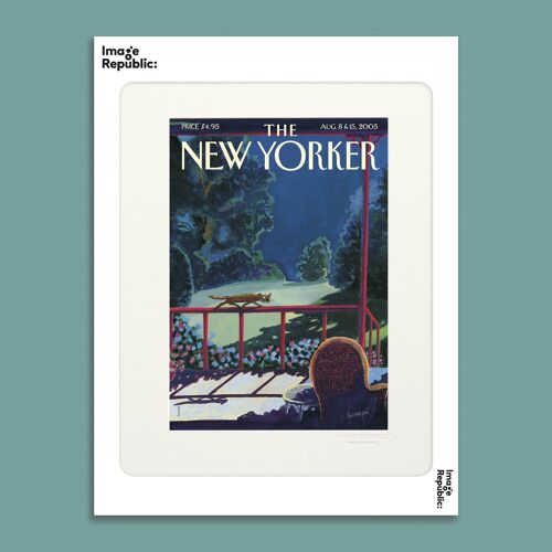 AFFICHE 30x40 cm THE NEWYORKER 156 SEMPE CATS NIGHT 121206