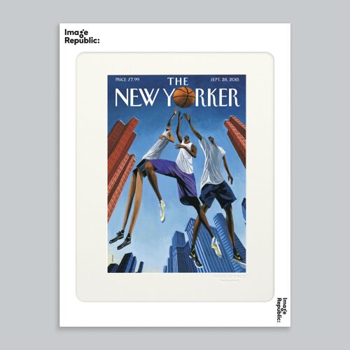 AFFICHE 30x40 cm THE NEWYORKER 168 ULRIKSEN BASKETBALL