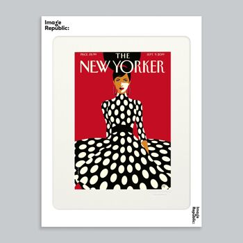 AFFICHE 30x40 cm THE NEWYORKER 191 FAVRE SWEEPING INTO FALL 146728 2