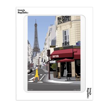 PARIS TOUR EIFFEL PAR PAULO MARIOTTI AFFICHE 40x50 cm 4