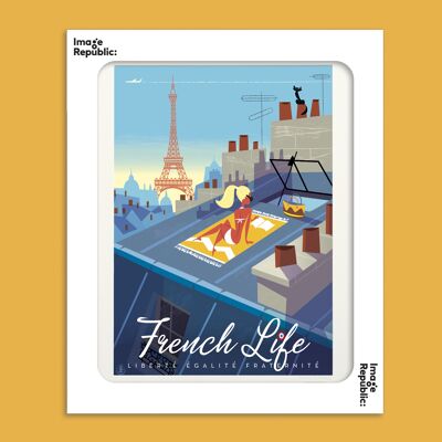 POSTER 40x50 cm MONSIEUR Z FRENCH LIFE