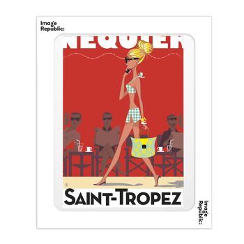 AFFICHE 40x50 cm MONSIEUR Z SAINT TROPEZ 4