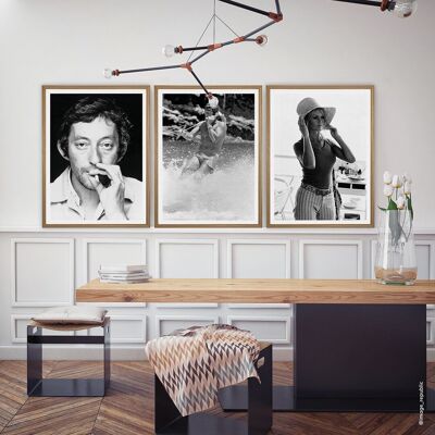 POSTER 40x50 cm THE GAINSBOURG PHOTO GALLERY