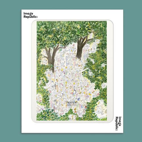 AFFICHE 40x50 cm SEMPE GARDEN PARTY