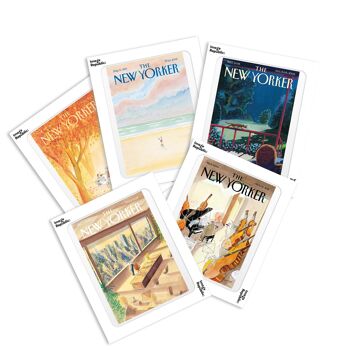 AFFICHE 40x50 cm THE NEWYORKER 156 SEMPE CATS NIGHT 121206 3