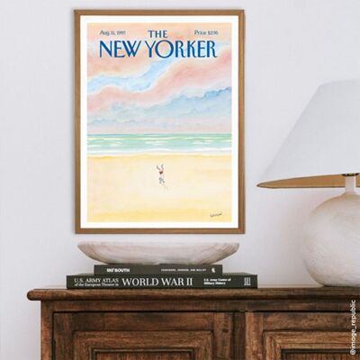 AFFICHE 40x50 cm THE NEWYORKER 134 SEMPE MAN DOING A HANDSTAND 50912