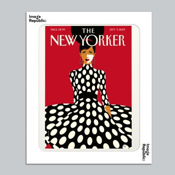 AFFICHE 40x50 cm THE NEWYORKER 191 FAVRE SWEEPING INTO FALL 146728 1