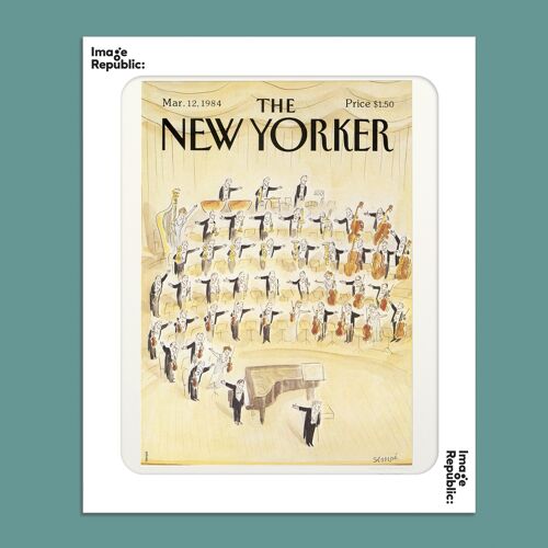 AFFICHE 40x50 cm THE NEWYORKER 36 SEMPE ORCHESTRE 50548