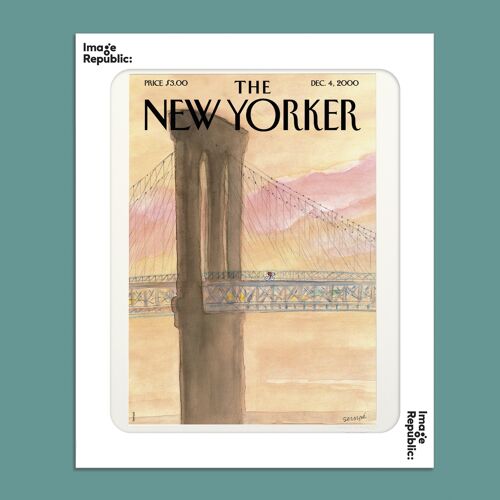 AFFICHE 40x50 cm THE NEWYORKER 55 SEMPE WAY TO BROOKLYN 2000 51189