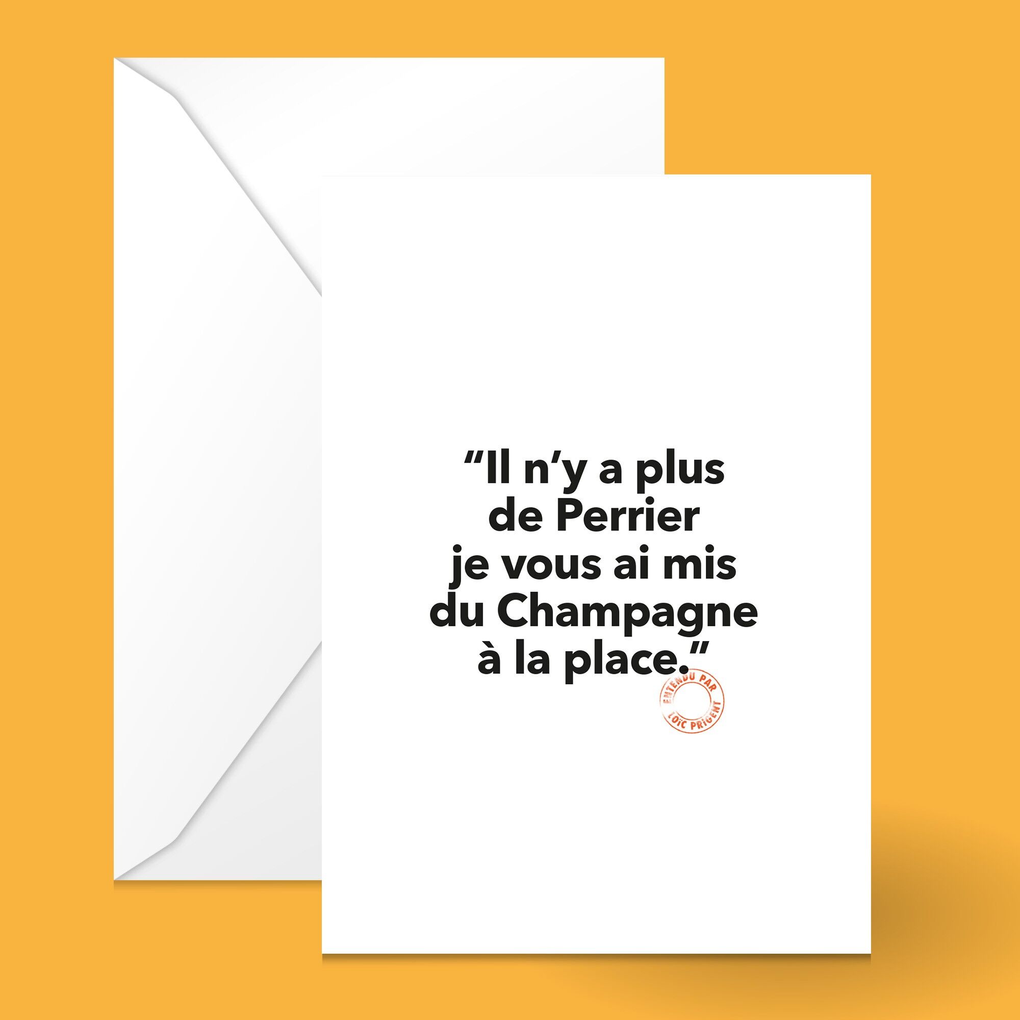 CARTOLINA LOIC PRIGENT 101 NON C'È PIÙ PERRIER