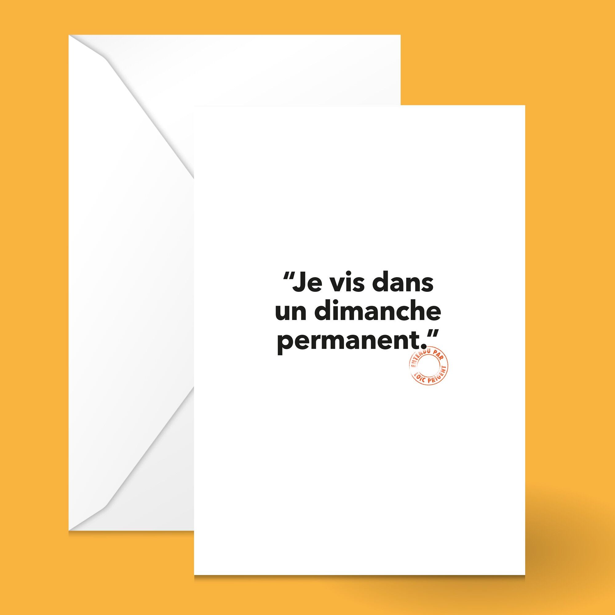 CARTOLINA LOIC PRIGENT 116 VIVO IN UNA DOMENICA PERMANENTE