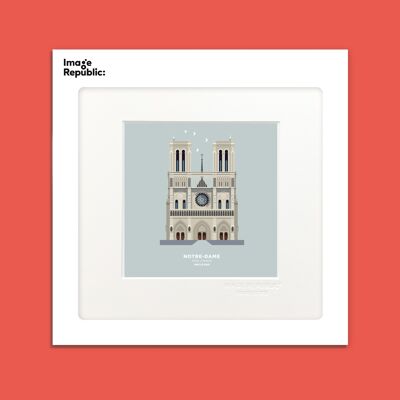 POSTER 22x22 cm THE DUO ARCHI NOTRE DAME