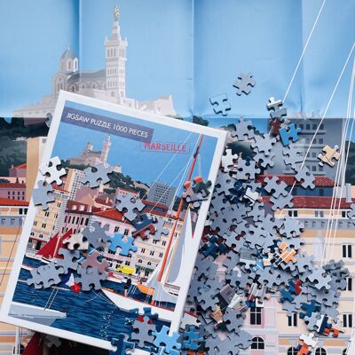 PUZZLE PAULO MARIOTTI MARSEILLE 1000 pieces 48x68cm