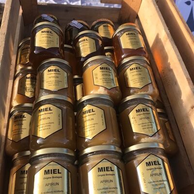 Bretonische Honiggläser - Karton 2 x 500 g