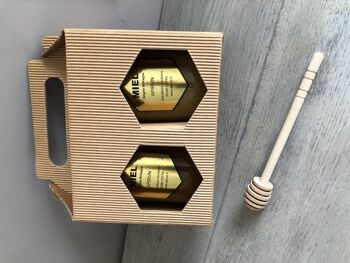 Pots de miel breton - coffret 2 x 500g 3