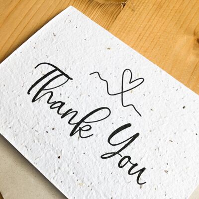 Plantable Seeded Card | Thank You - SEEDED ENVELOPE